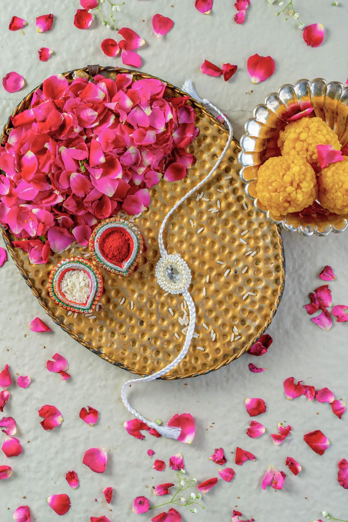 Ivory Dream Embroidered Rakhi