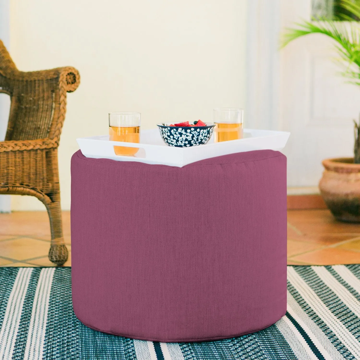 Jaxx Spring Outdoor Ottoman / Side Table