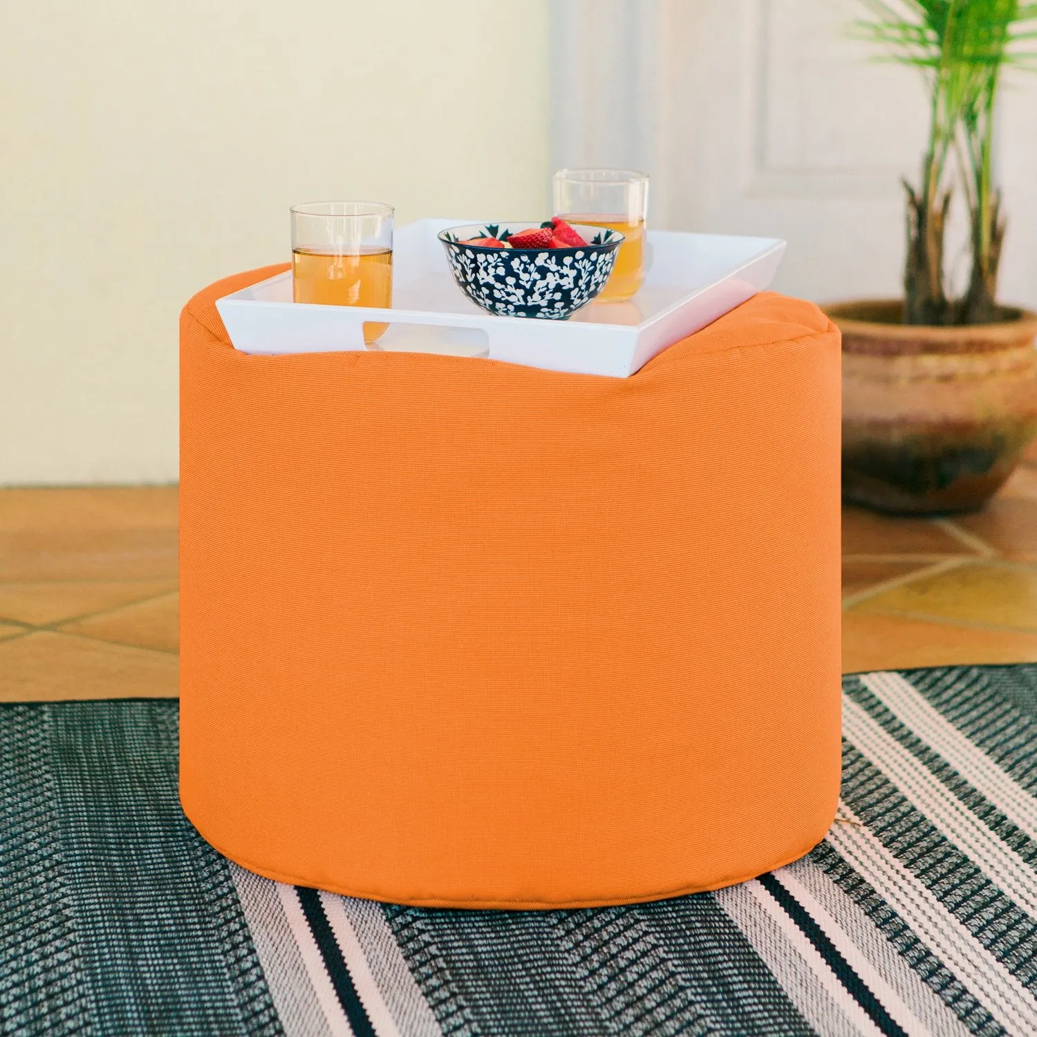 Jaxx Spring Outdoor Ottoman / Side Table