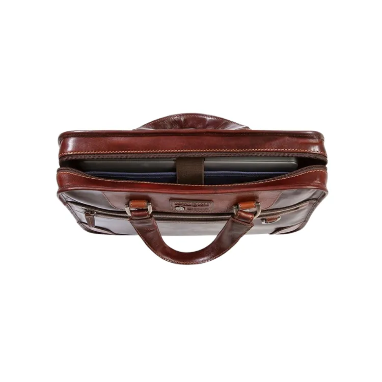 Jekyll & Hide Medium Laptop Briefcase - Tobacco