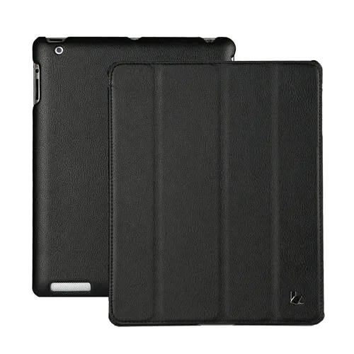 Jisoncase Brand Case For iPad 2 3 4 Leather Case PU Protective Smart Cover Case for iPad 2 3 4  New Free Shipping Covers & Cases