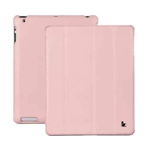 Jisoncase Brand Case For iPad 2 3 4 Leather Case PU Protective Smart Cover Case for iPad 2 3 4  New Free Shipping Covers & Cases