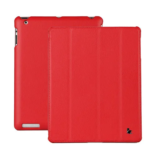 Jisoncase Brand Case For iPad 2 3 4 Leather Case PU Protective Smart Cover Case for iPad 2 3 4  New Free Shipping Covers & Cases