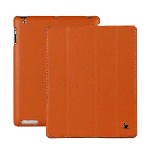 Jisoncase Brand Case For iPad 2 3 4 Leather Case PU Protective Smart Cover Case for iPad 2 3 4  New Free Shipping Covers & Cases