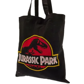 Jurassic Park Classic Logo Canvas Tote Bag