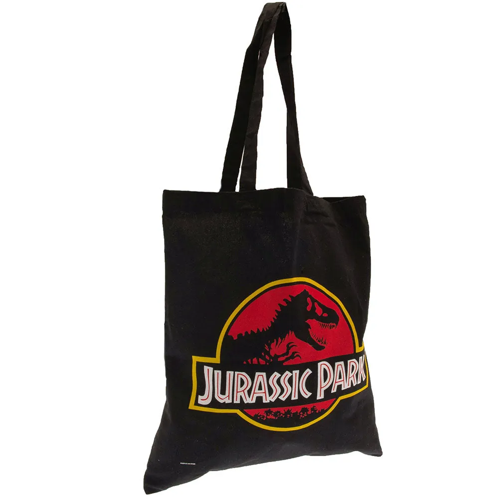 Jurassic Park Classic Logo Canvas Tote Bag