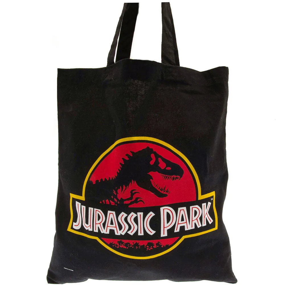 Jurassic Park Classic Logo Canvas Tote Bag