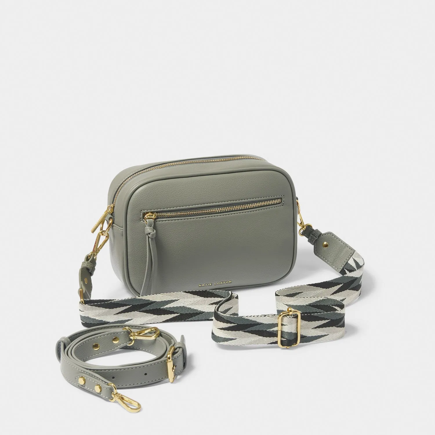 Katie Loxton Graphite Green Hallie Crossbody Bag KLB3715