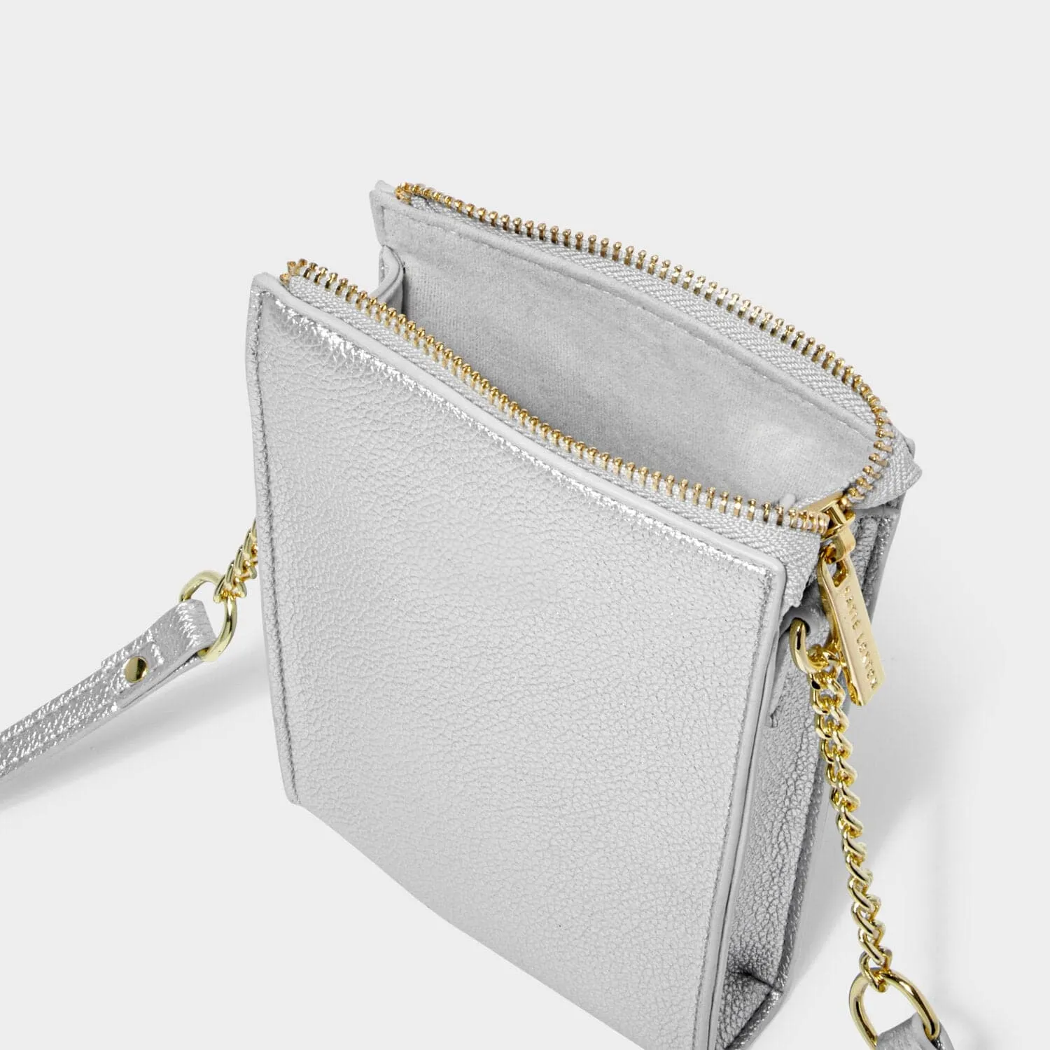 Katie Loxton Silver Zana Slim Crossbody Bag KLB3673