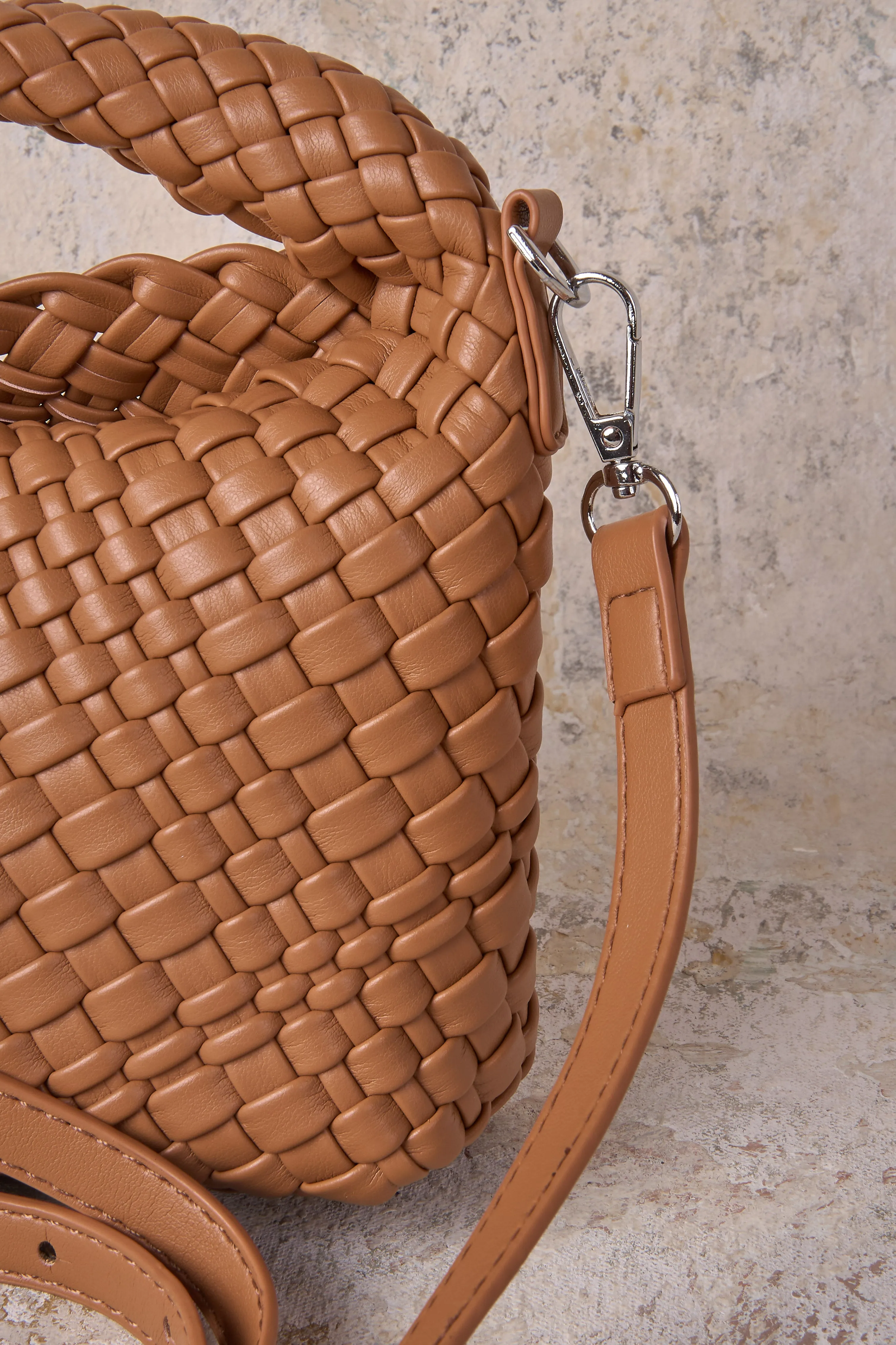 Katya Woven Mini Crossbody Bag