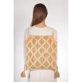 Kilim Backpack Bag - Orange