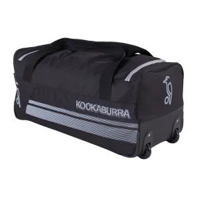 Kookaburra 9500 Wheelie Bag (Black/Grey)-2024