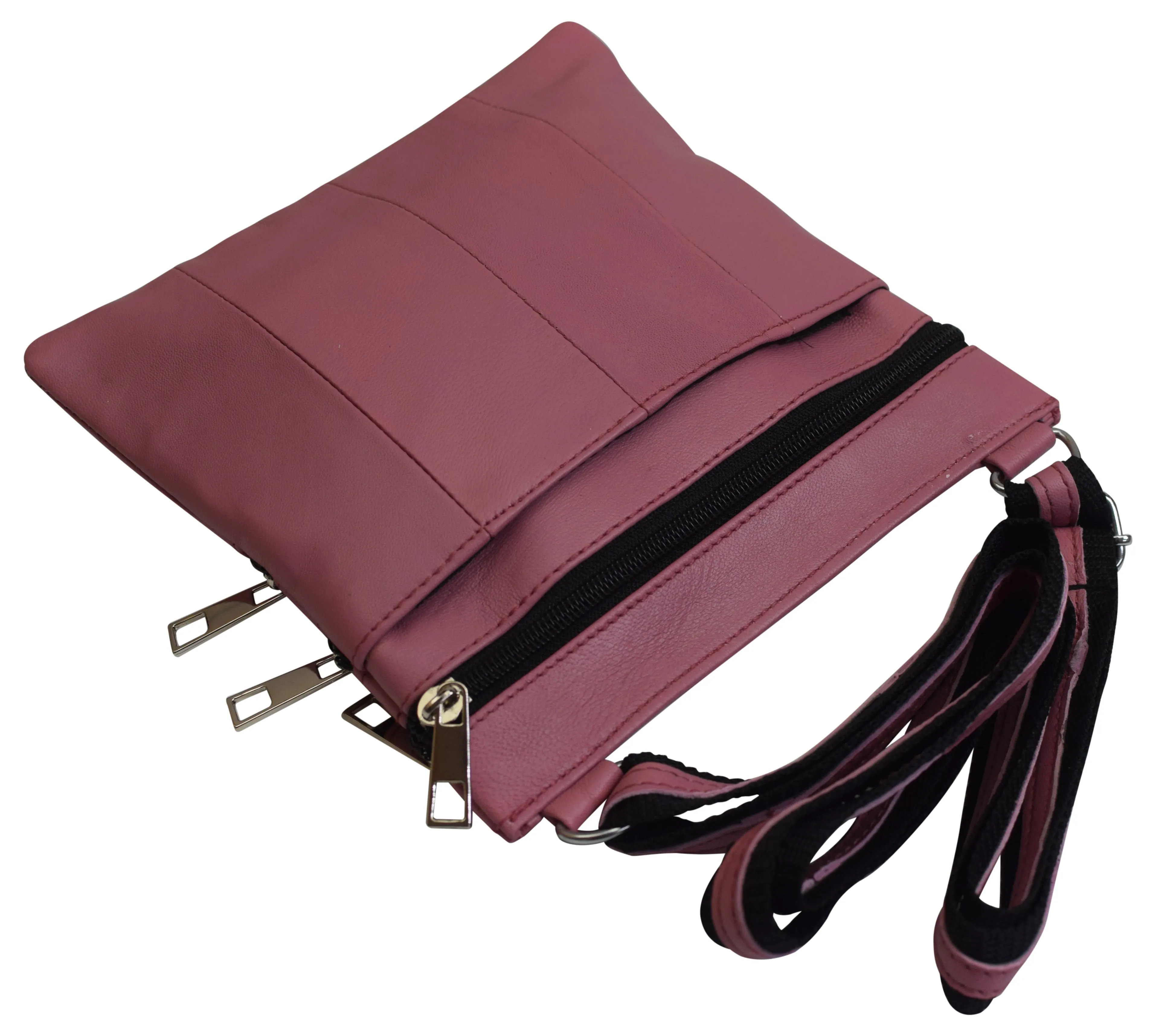 Ladies Genuine Leather Multi-Pocket Shoulder Bag Purse for Womens Colors!!!