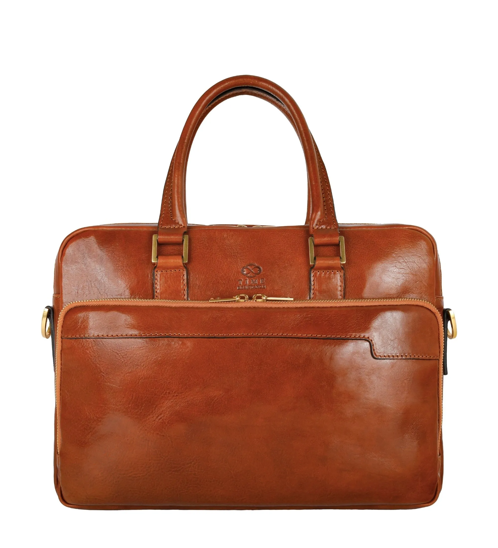 Leather Briefcase Laptop Bag - Orlando