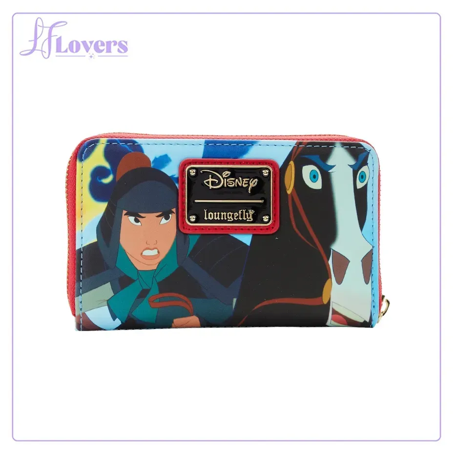 Loungefly Disney Mulan Princess Scene Zip Around Wallet