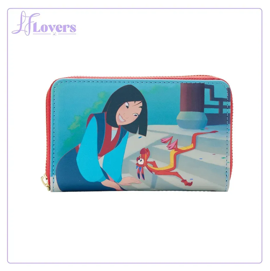 Loungefly Disney Mulan Princess Scene Zip Around Wallet