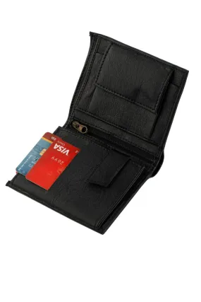 Luxurious & High Quality of Black Artificial Leather Wallet for Male