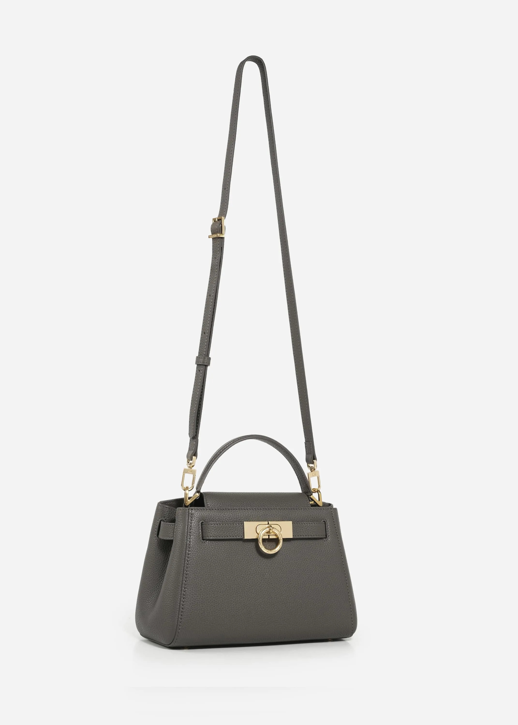 Madison Micro Top Handle Bag - Pebbled