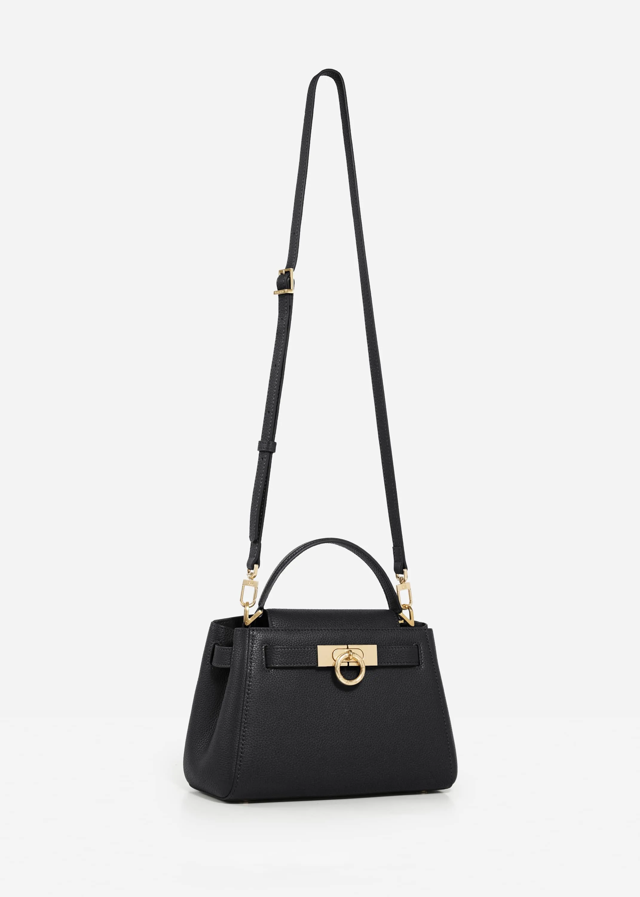 Madison Micro Top Handle Bag - Pebbled