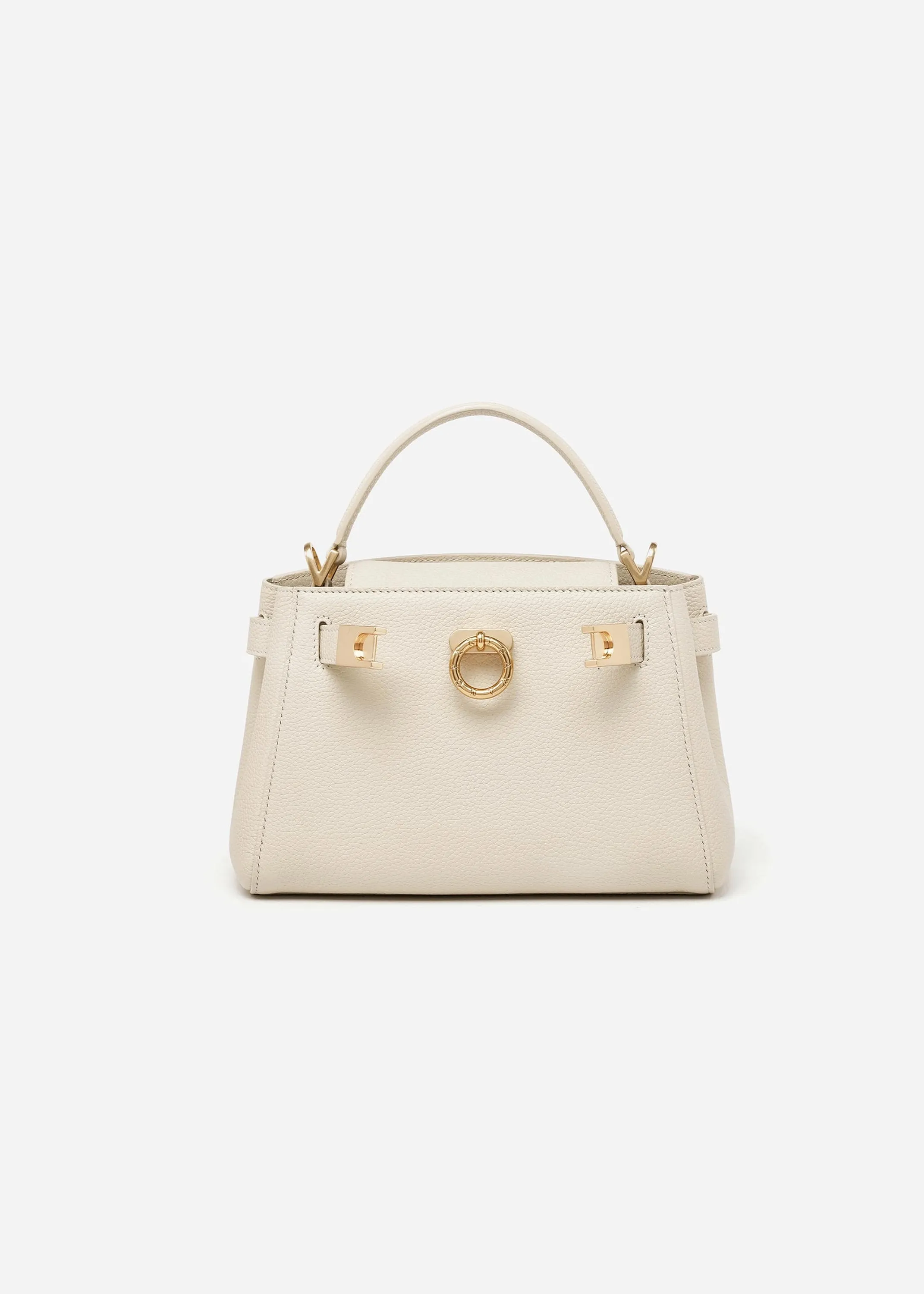 Madison Micro Top Handle Bag - Pebbled