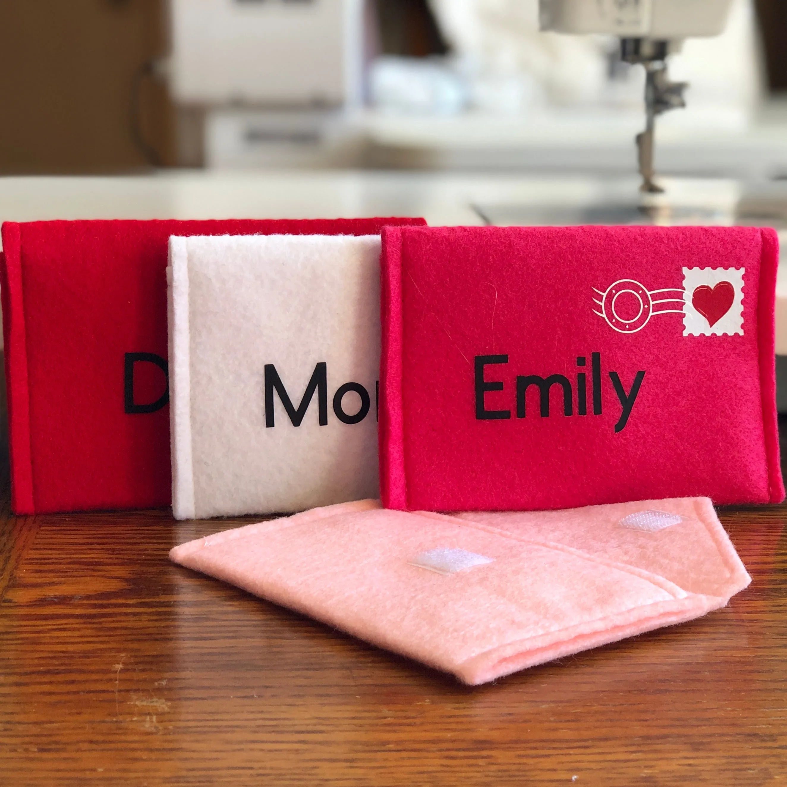 Mail Bag and Personalized Working Envelopes for Pretend Play