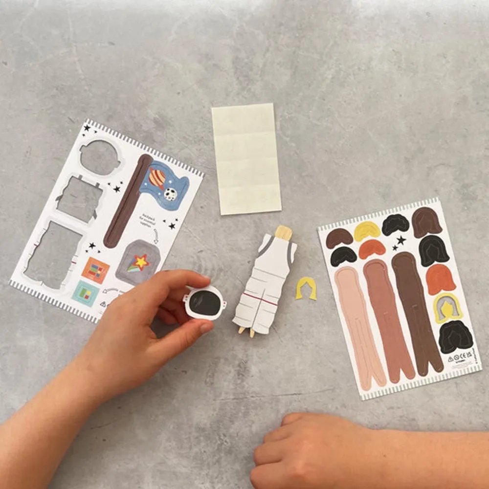 Make Your Own Astronaut Peg Doll Kit