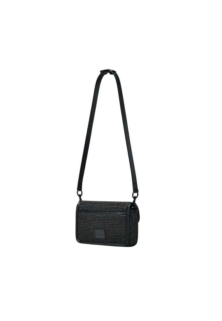 Marc Jacobs The Woven J Marc Shoulder Bag In Black 2P3HSH048H02