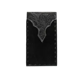 MENS NOCONA RODEO WALLET - ROUGHOUT BLACK