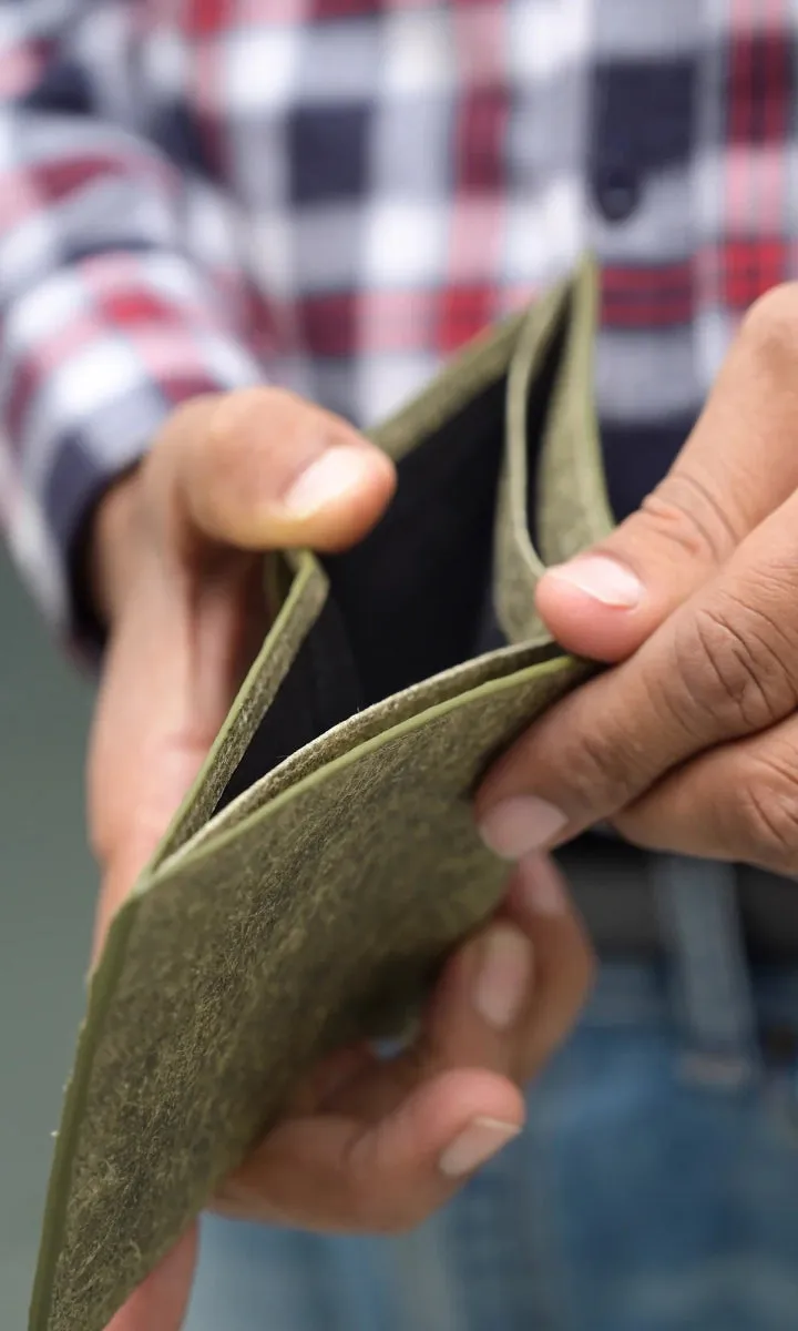 Mens Wallet | Made from coconut leather