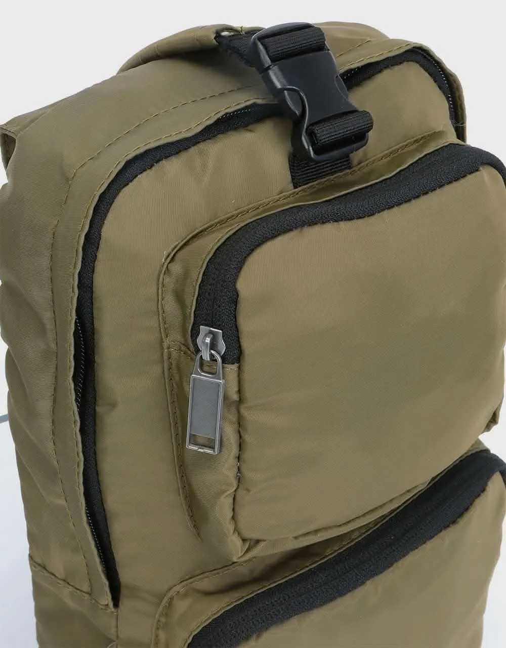 Mi-Pac Nylon Task Cross Body Bag - Khaki