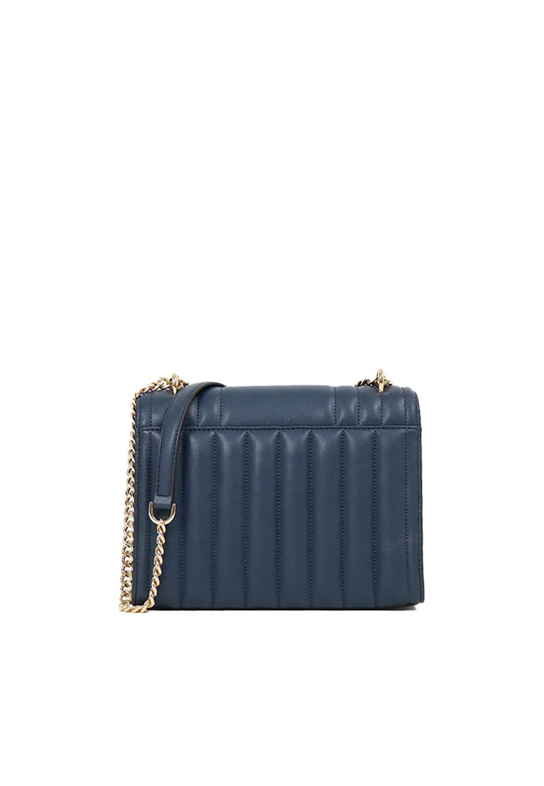 Michael Kors Whitney Medium Quilted Leather Convertible Shoulder Bag In Navy 35R4GWHL6U