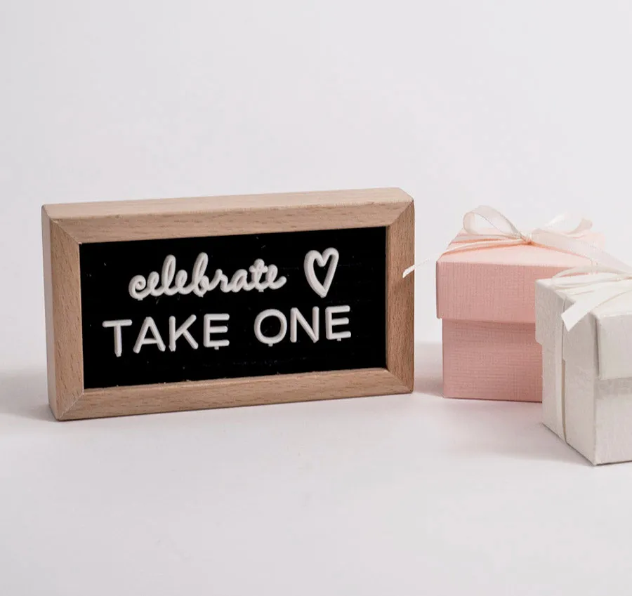 Mini Felt Letter Board - Rectangle