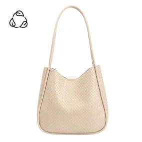 Mischa Bone Medium Recycled Vegan Tote Bag