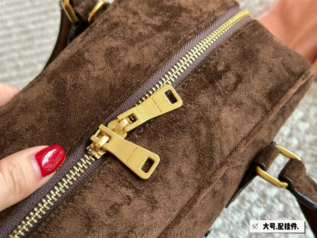 MIU004 Small/Medium Arcadie Suede Leather Bag