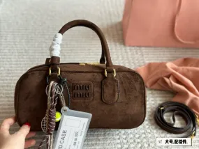 MIU004 Small/Medium Arcadie Suede Leather Bag