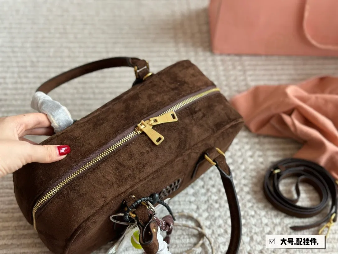 MIU004 Small/Medium Arcadie Suede Leather Bag