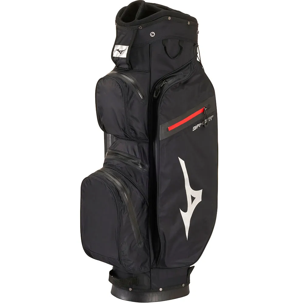 Mizuno BR-DRI Waterproof Cart Bag - Black/Silver