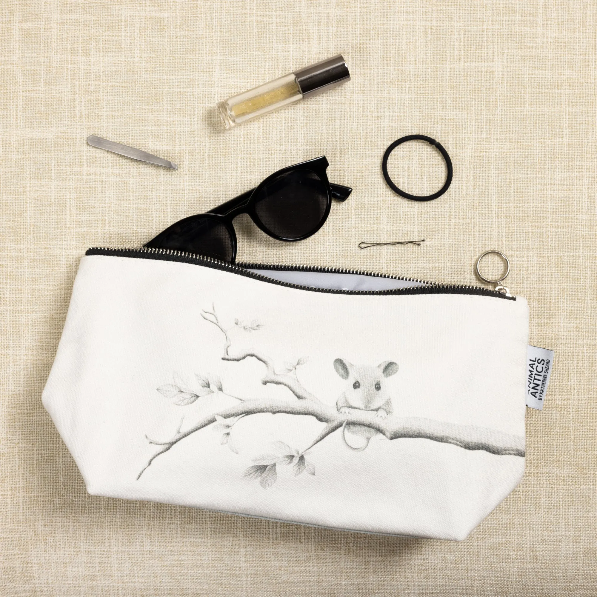 Mouse Zippered Pouch