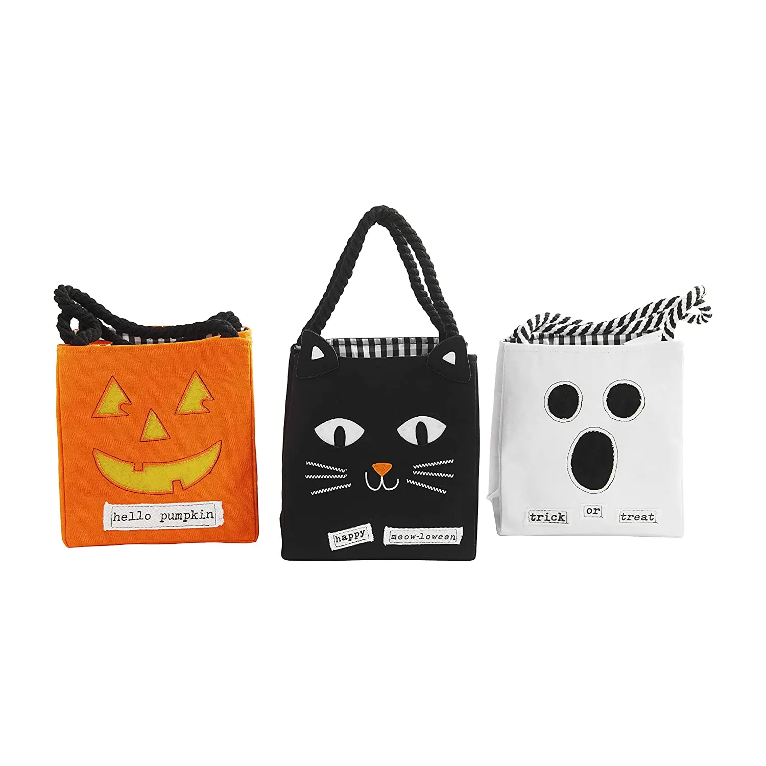 Mud Pie - Light Up Halloween Candy Bags