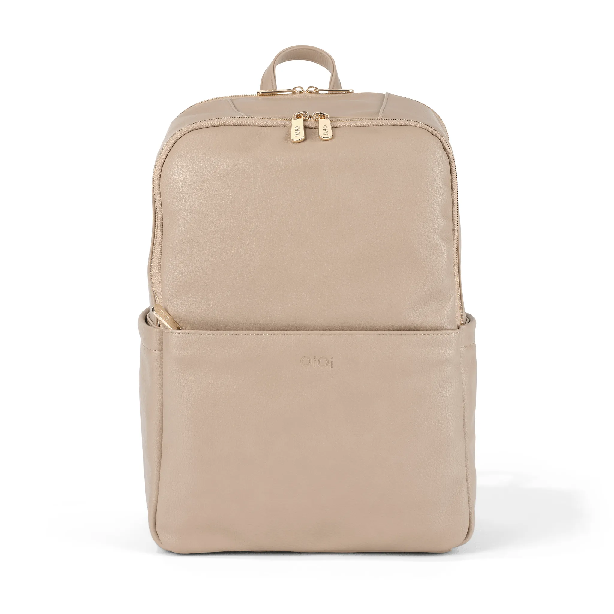 Multitasker Nappy Backpack - Oat Vegan Leather