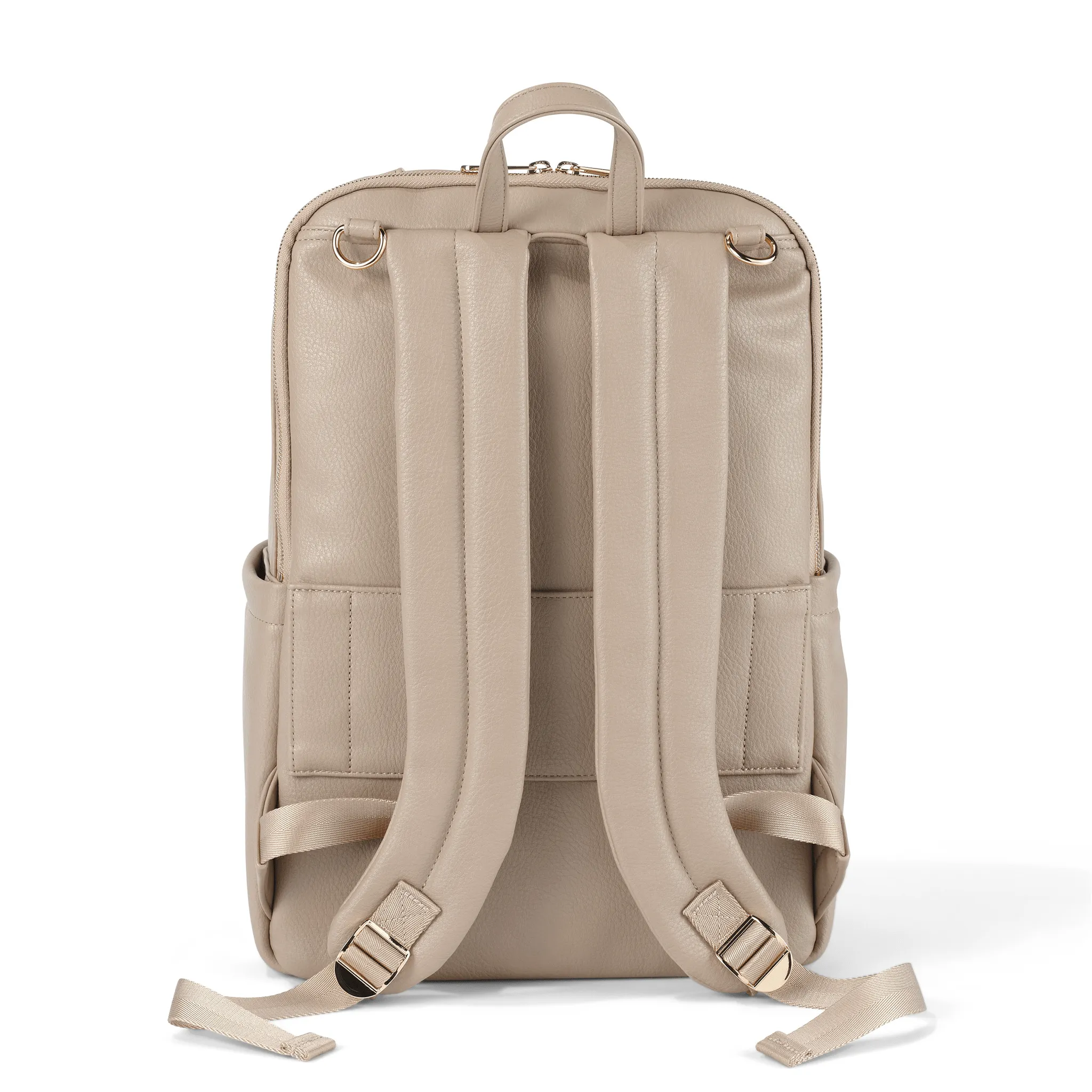 Multitasker Nappy Backpack - Oat Vegan Leather