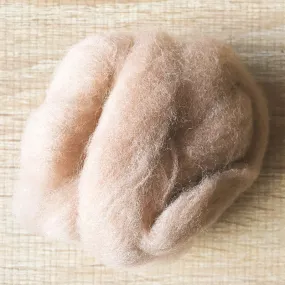 Needle felted wool felting beige coffee wool Roving for felting supplies short fabric easy felt