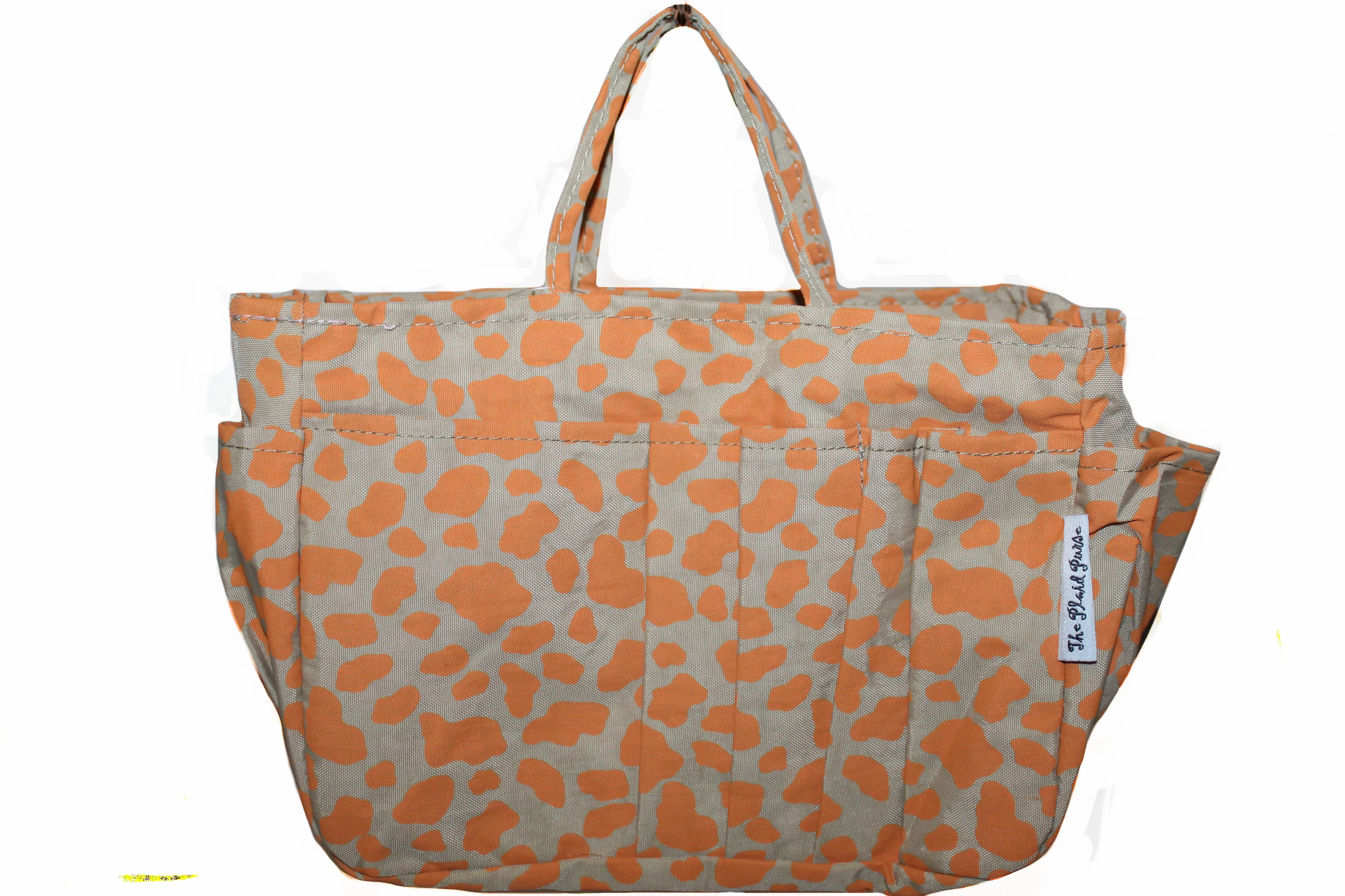 New Brown & Orange Leopard Print Small Organizer