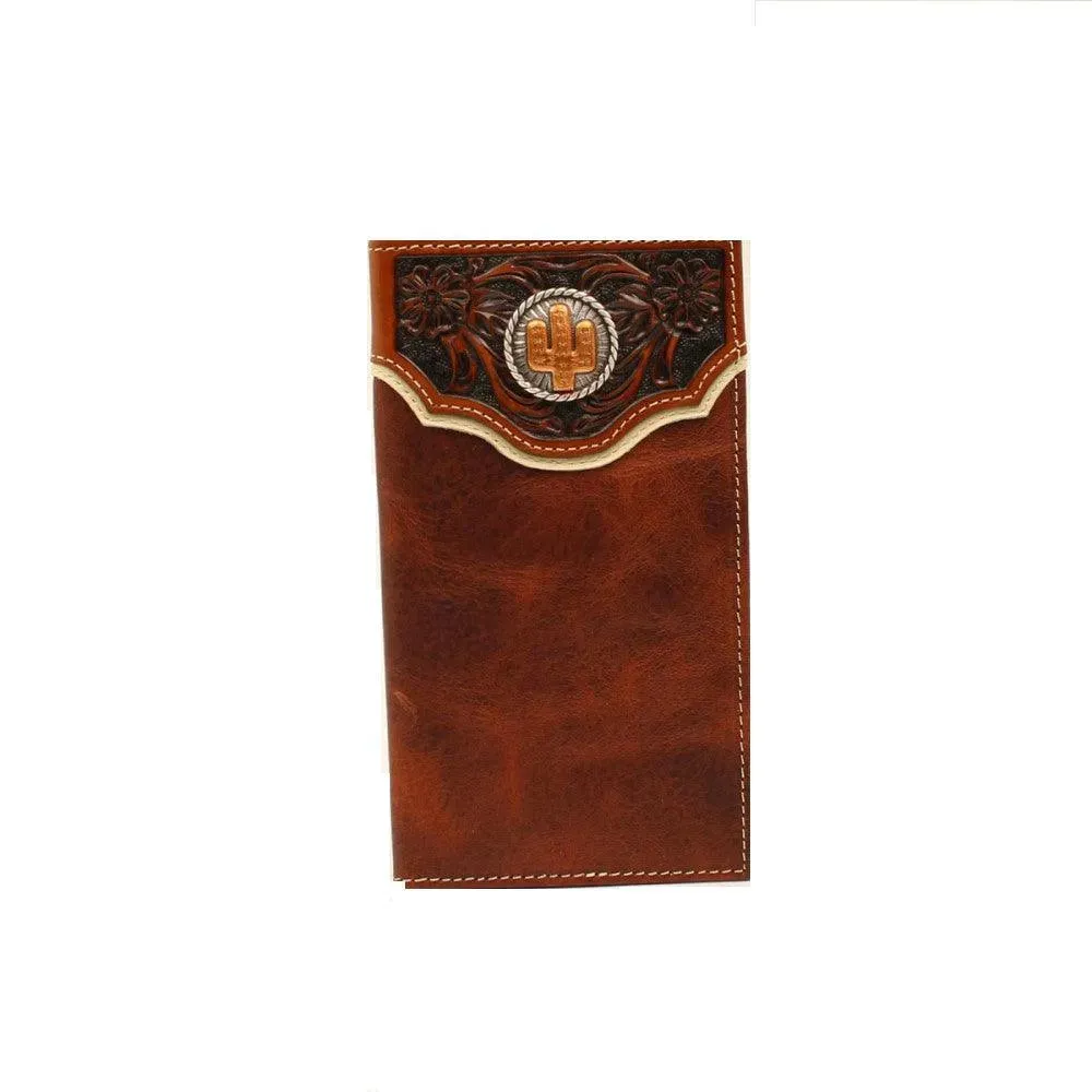 Nocona Cactus Concho - Men's Bi-Fold Wallet