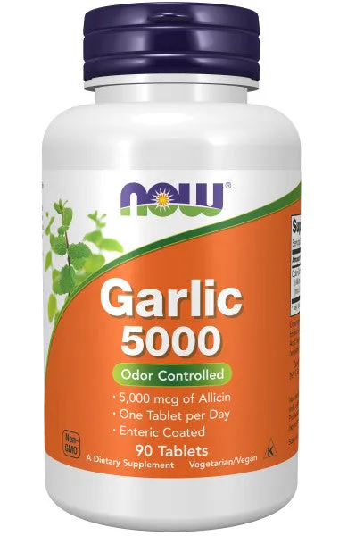 Now Garlic 5000 Tablets 90ct