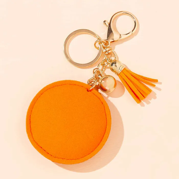 Orange Basketball Keychain Bag Charm