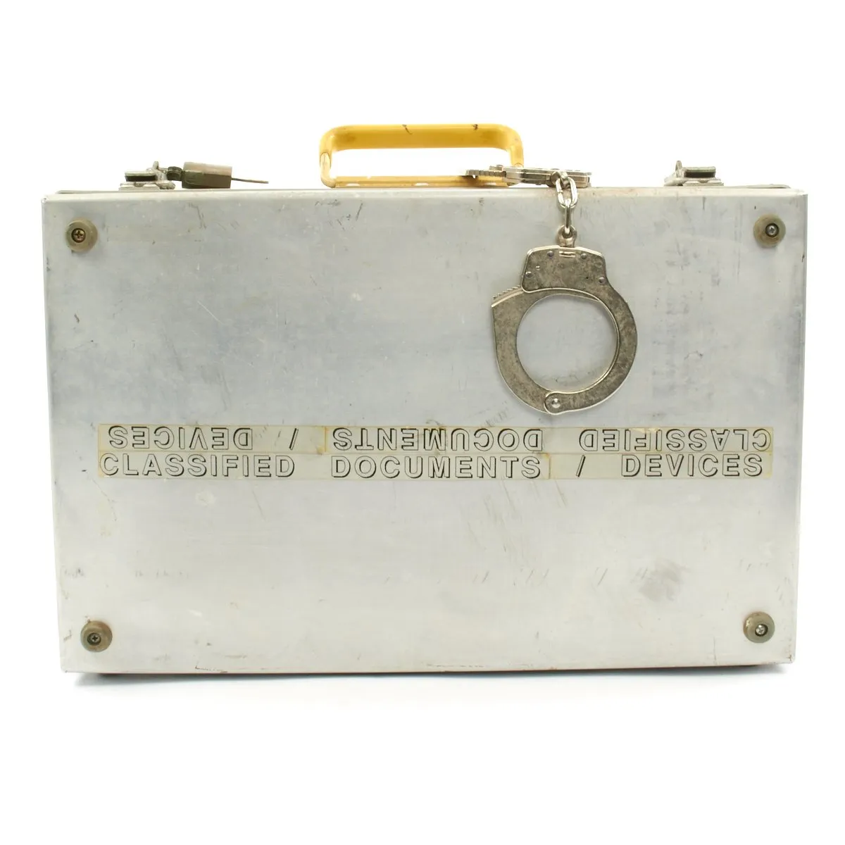 Original U.S. Cold War Classified Documents and Devices Aluminum Named Briefcase