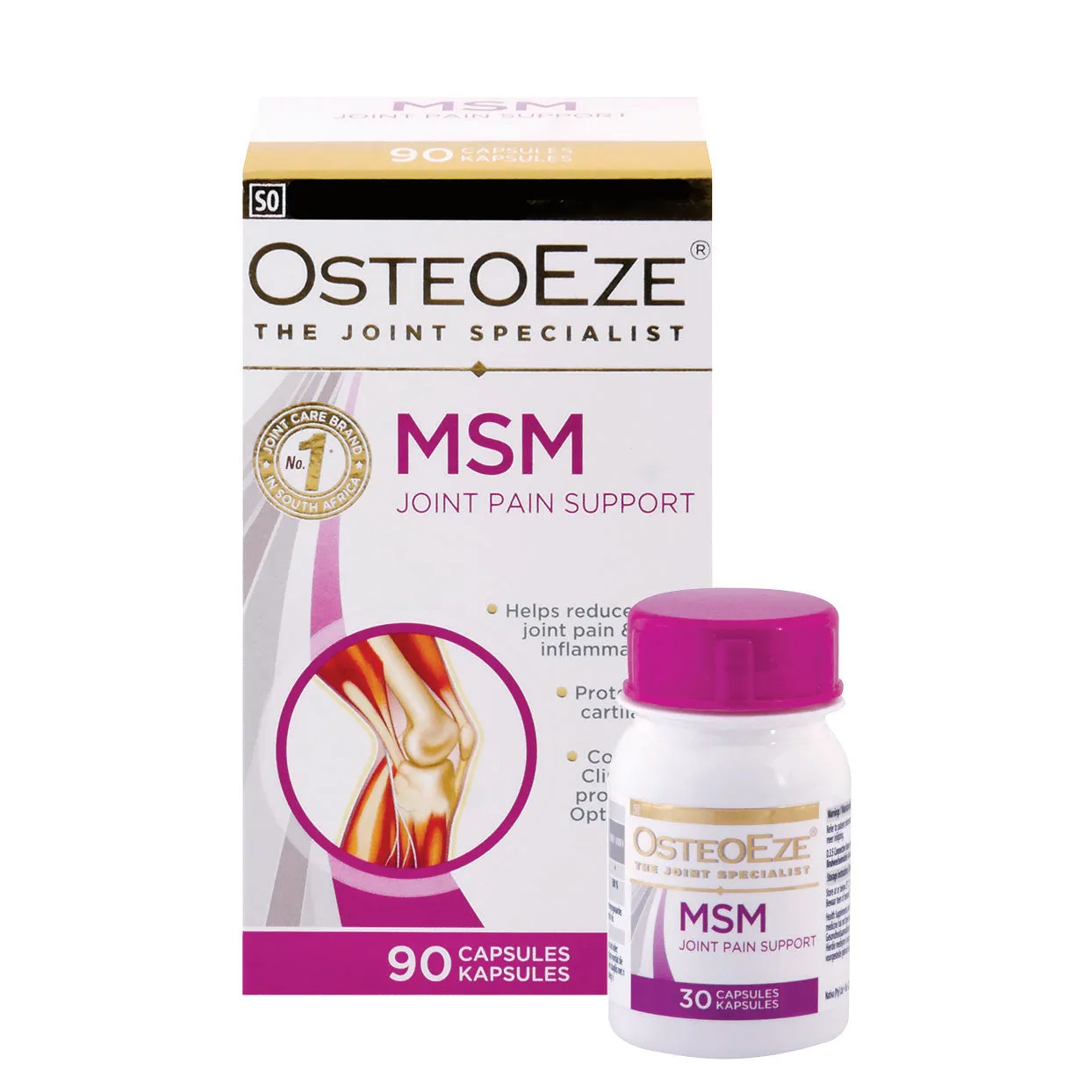 OsteoEze MSM Joint Pain Support 90   30 Capsules