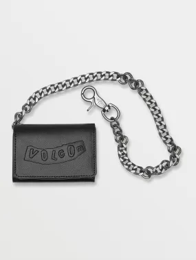 Pistol Leather Wallet - BLACK