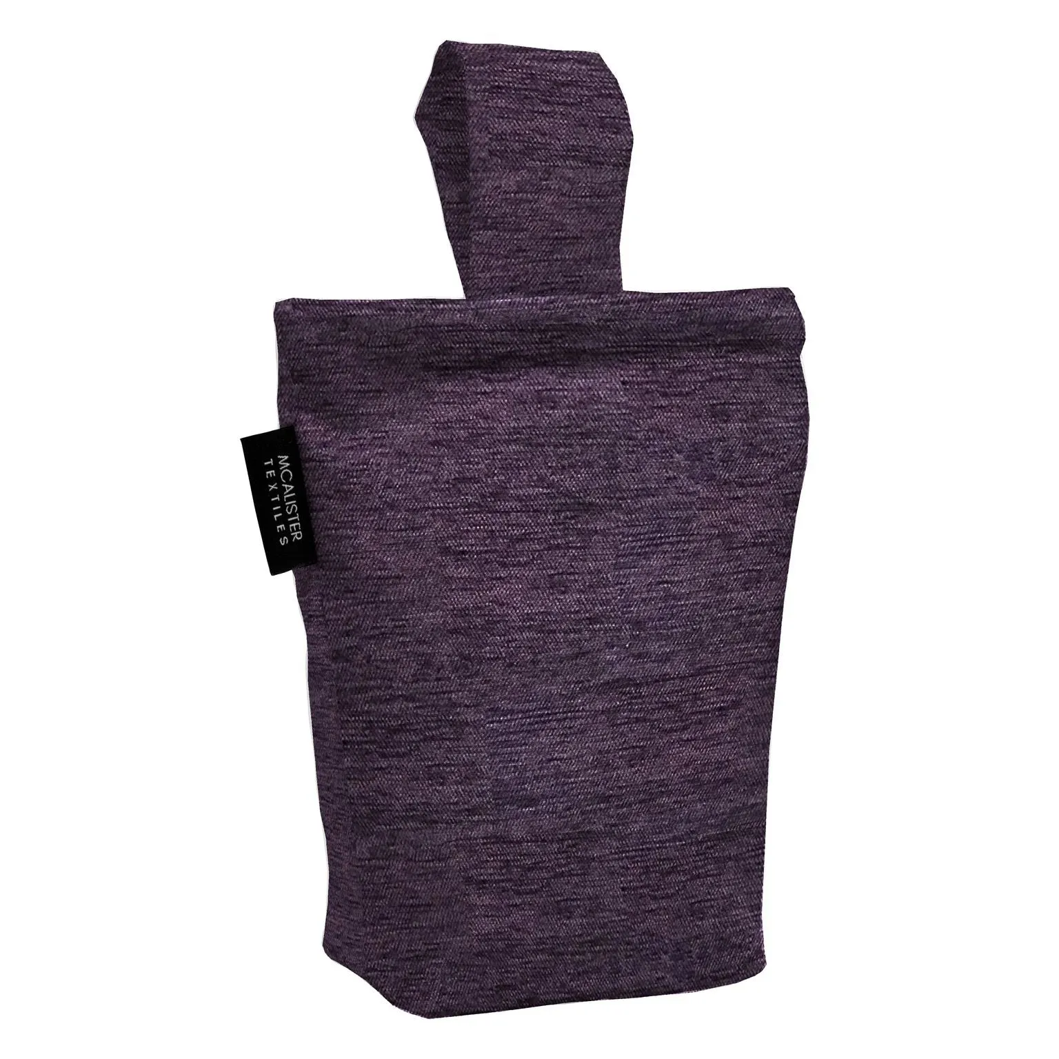 Plain Chenille Purple Door Stop